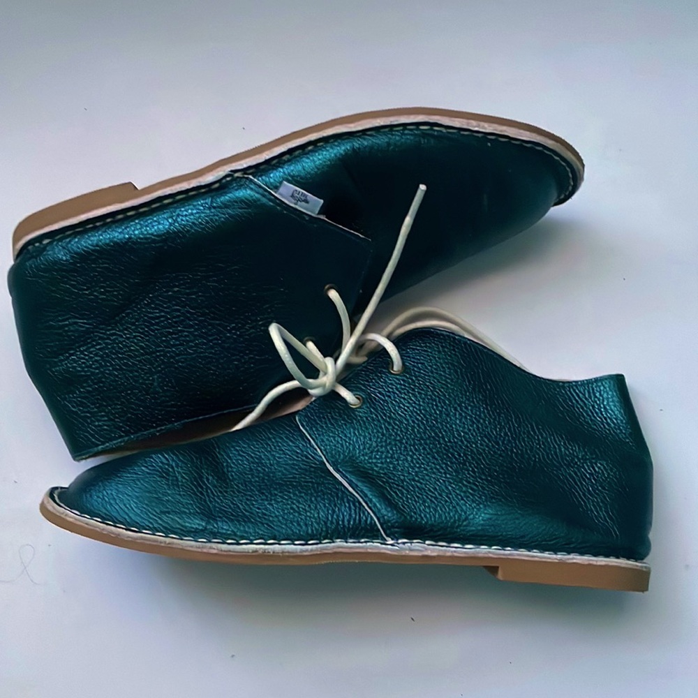 Emerald Green womens monkey feet